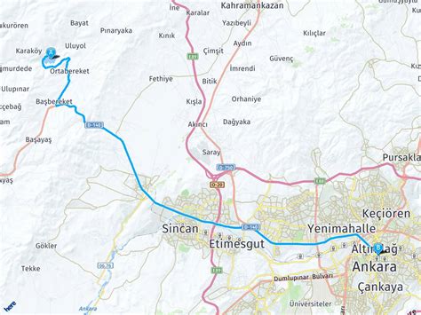 Ankara giresun yol haritası